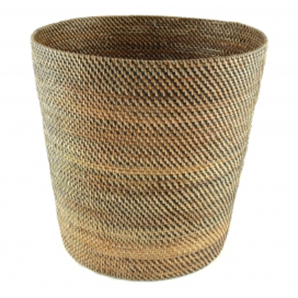 Natural Watervine Hand Woven Wicker Rattan Waste aper Basket