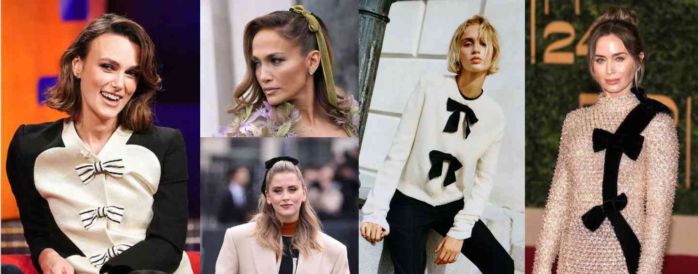 bows in fashion and interior design