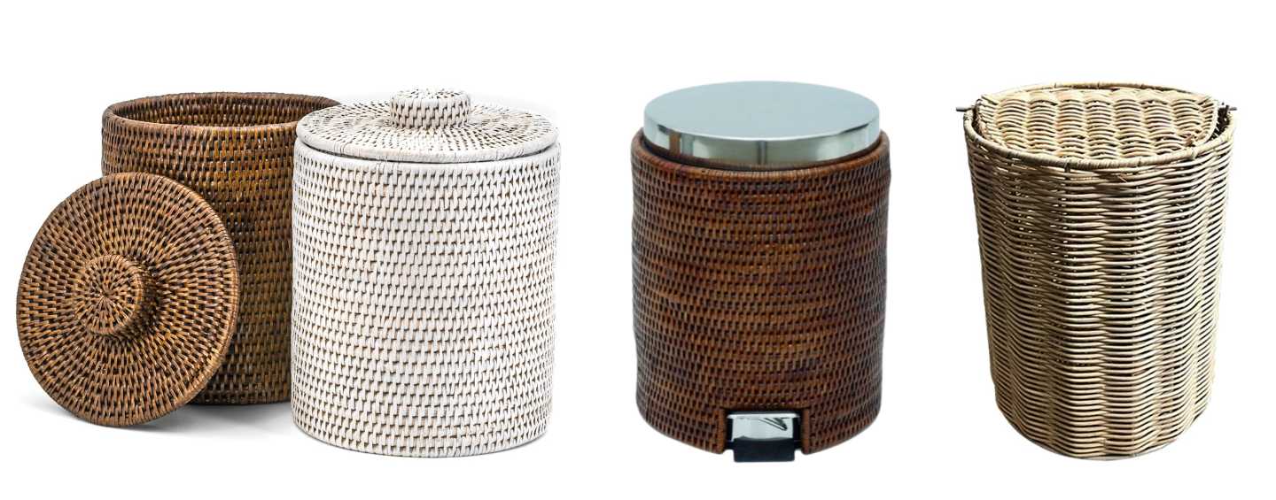 Must Have Bins To Help Reduce The Need For Single Use Plastic rattan eco bins