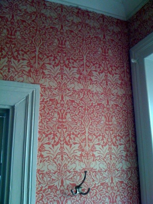 William Morris Red Wall Paper
